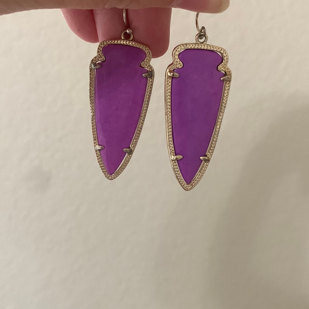 Kendra Scott Skylar Earrings in purple